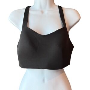 Lululemon Sports Bra Strappy Back Black Size 36D